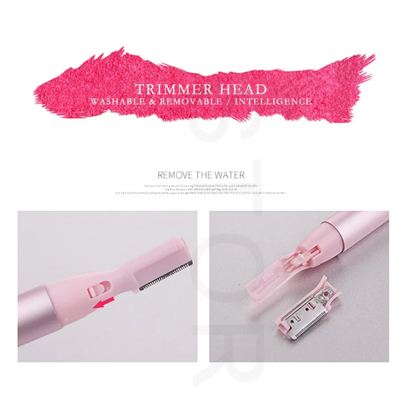 Новый бренд 2 цвета электрический триммер для бровей средство удаления макияж