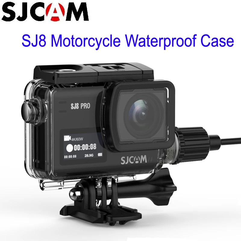 Водонепроницаемый чехол для мотоцикла серии SJCAM SJ8 с фотокабелем Pro Plus Air 4K