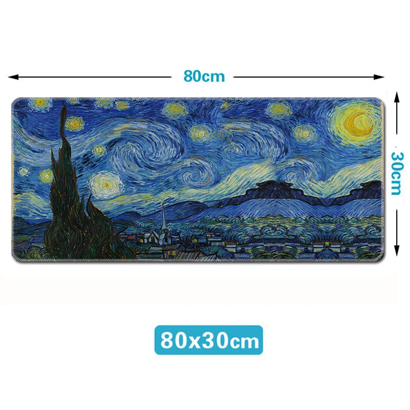 

Oversized Mouse Pad World Map Gaming Mousepad Anti-slip Natural Rubber Large Size Pad for Mouse Mat with Locking Edge