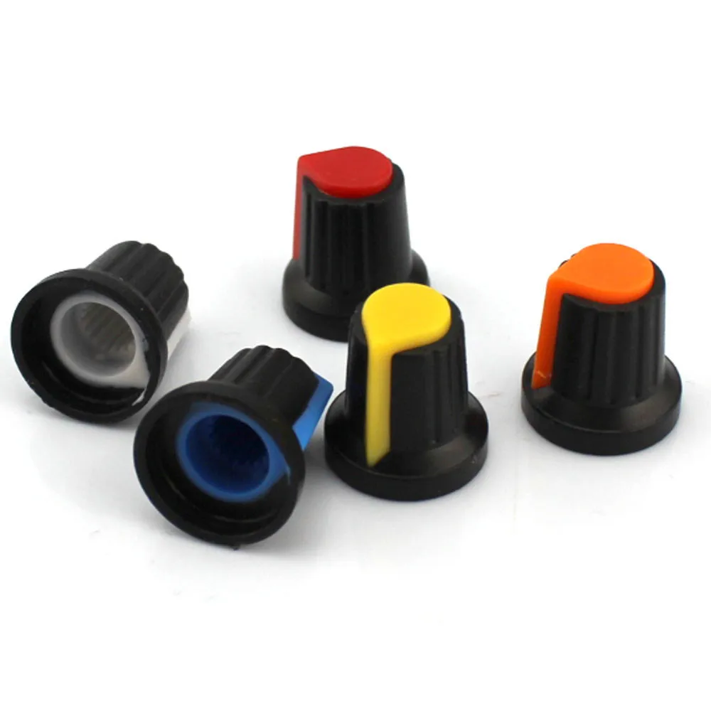 

5pcs J565b Random Color 6*15*17mm Deflating Cap DIY Speed Governing Rotary Switch Cap Circuit Making Sale at a Loss Brazil