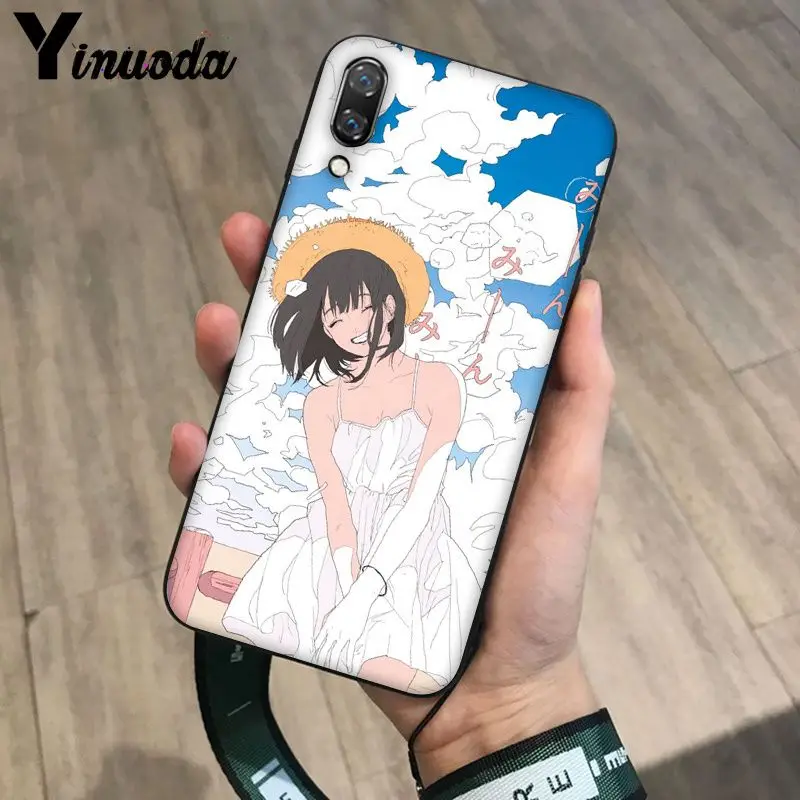 Yinuoda милый черный ТПУ Мягкий силиконовый чехол для телефона Huawei Mate9 10 Mate10 Lite P9 P10 Plus