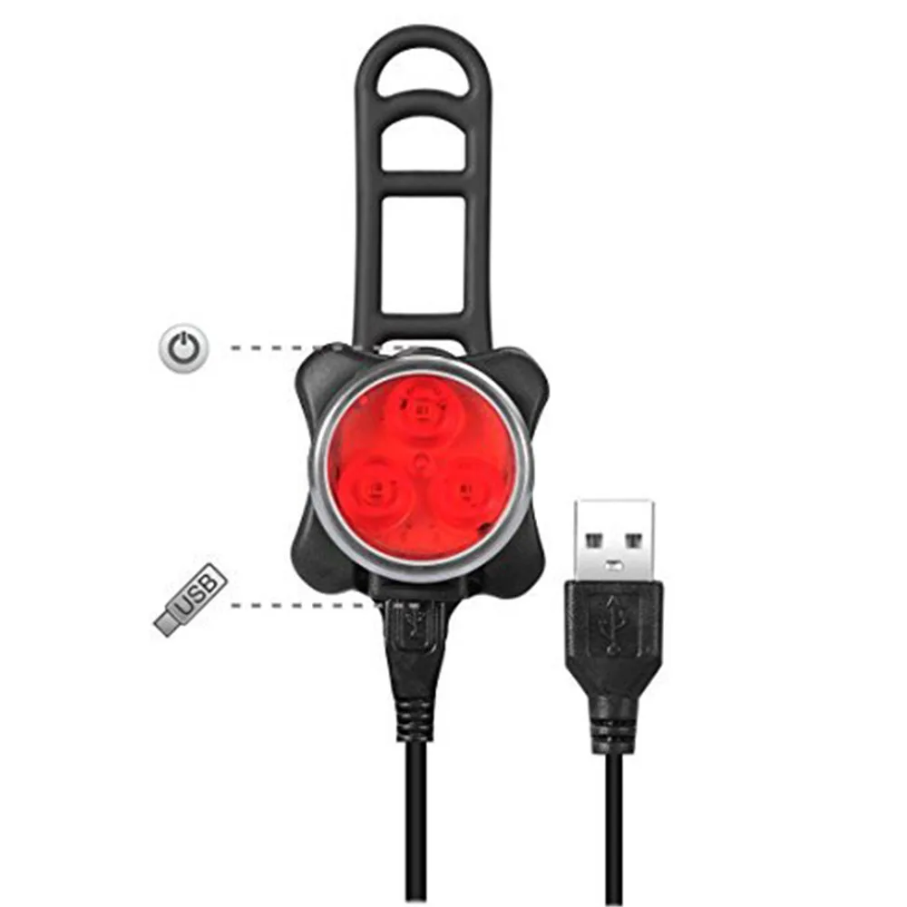 Велосипедный фонарь встроенный аккумулятор Перезаряжаемый USB светодиодный велосипедный фонарь фонарик с Аксессуары горный велосипед