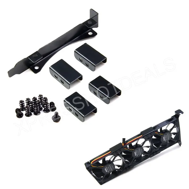 3 тонких вентилятора Монтажная стойка PCI слот кронштейн для видеокарты DIY|thin fan|pci