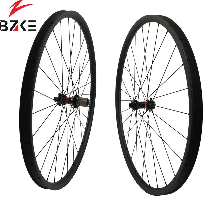 Углеродные колеса клинчер 29er mtb колёса велосипедные прямые тяговые ступицы 35 мм *