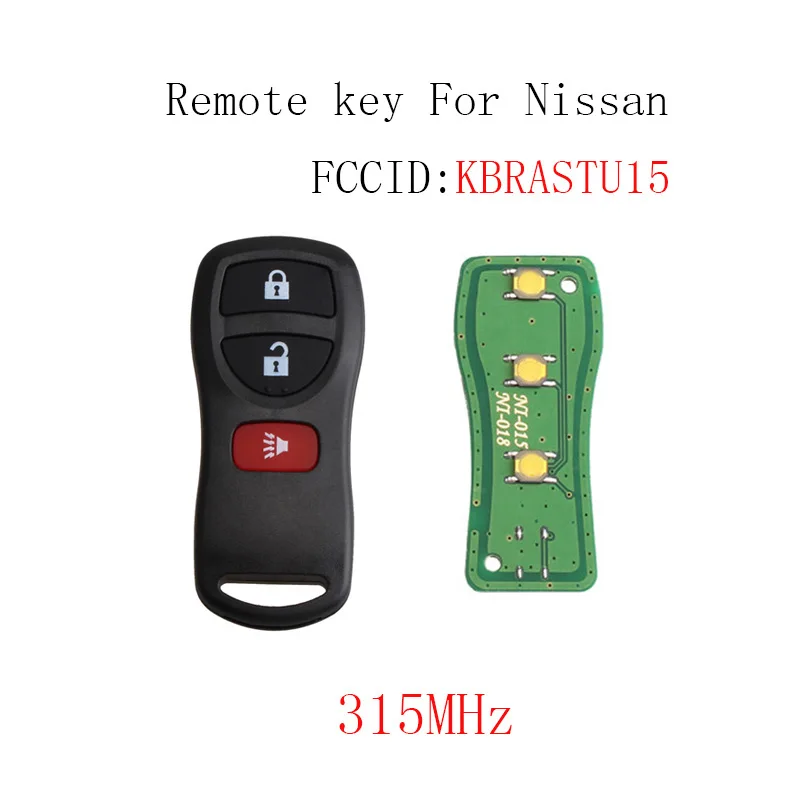 2 шт. * 3 кнопки дистанционного ключа автомобиля DIY для Nissan Altima Frontier Xterra 2002 2003 2004 2005