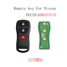 2 шт. * 3 кнопки дистанционного ключа автомобиля DIY для Nissan Altima Frontier