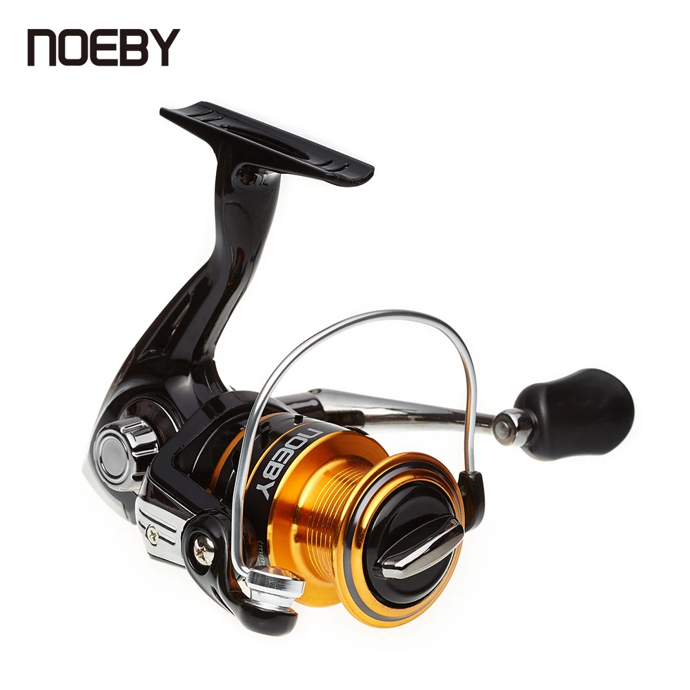 NOEBY спиннинговая Рыболовная катушка 5 5: 1 2000/3000/4000/5000 + 1BB из алюминиевого сплава
