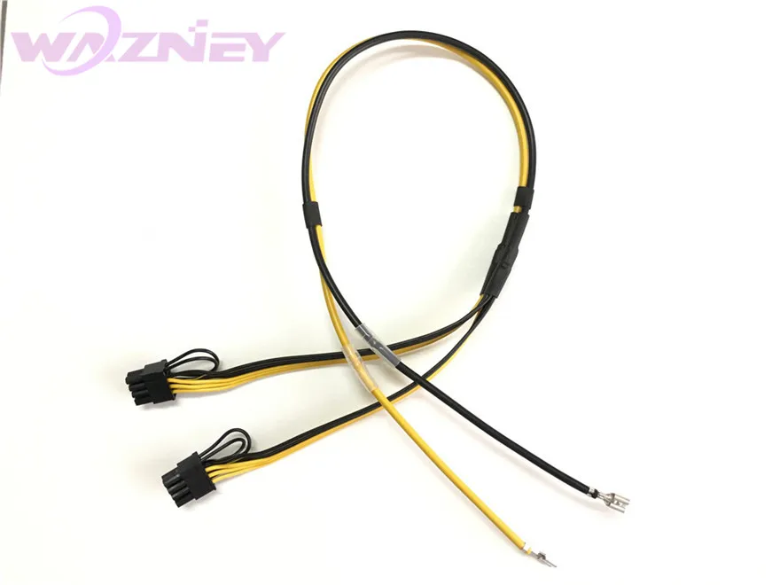 PCIe PCI E разъем для видеокарты ПК терминал 3 Molex 8pin 8 pin (6 + 2) Кабель питания шахтера 12AWG