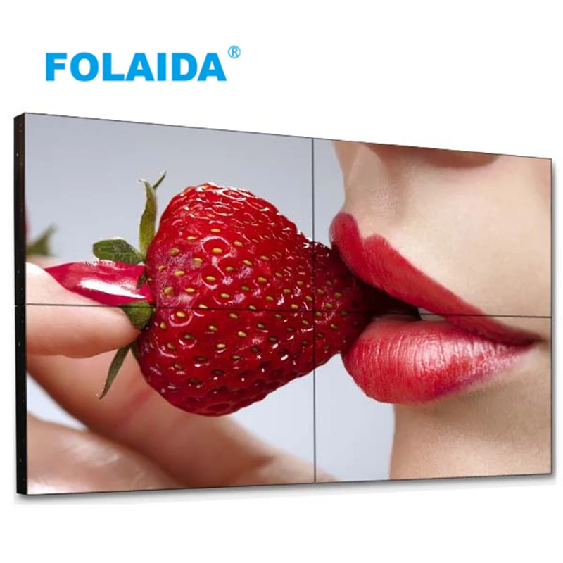 Folaida 46 49 55 дюймовая ЖК видеостена 3 5 мм Поддержка 4k 1080P 500cd/m2 Сращивание экрана|screen