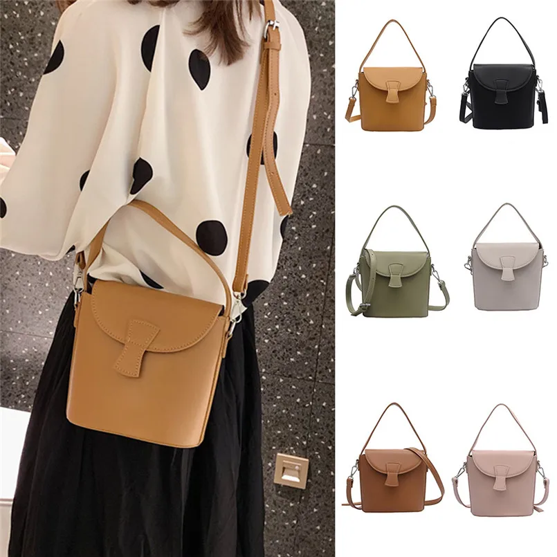 

Women's Bags 2019 Spring New Simple Fashion Bucket Bag cross-body bags for women