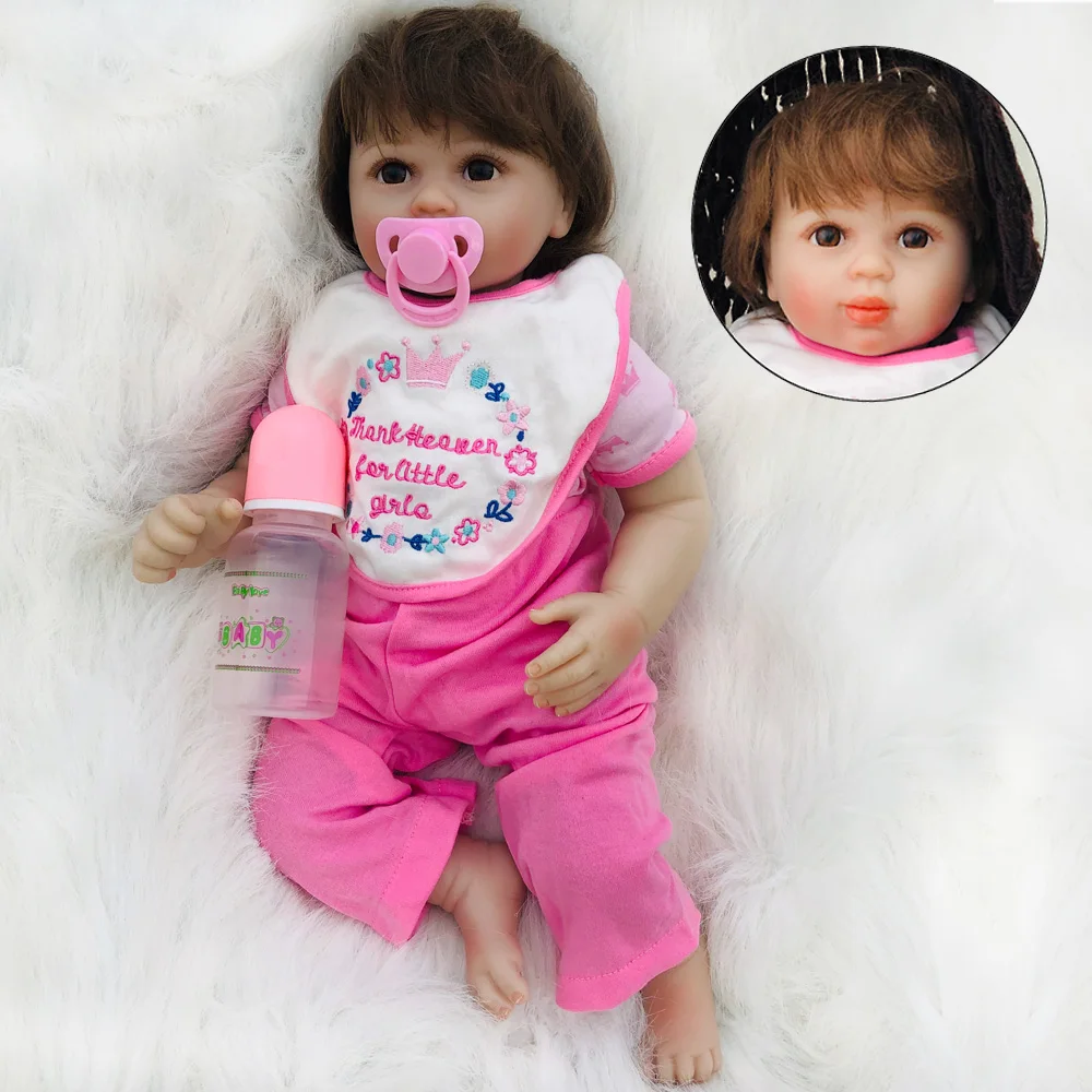 2019 самые популярные игрушки bebe Reborn Baby 50 см реалистичные силиконовые детские