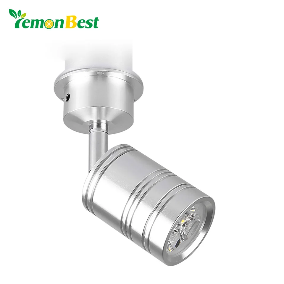 LemonBest 3/5 Вт Светодиодный точечный светильник 360 градусов поворотный светодиодный