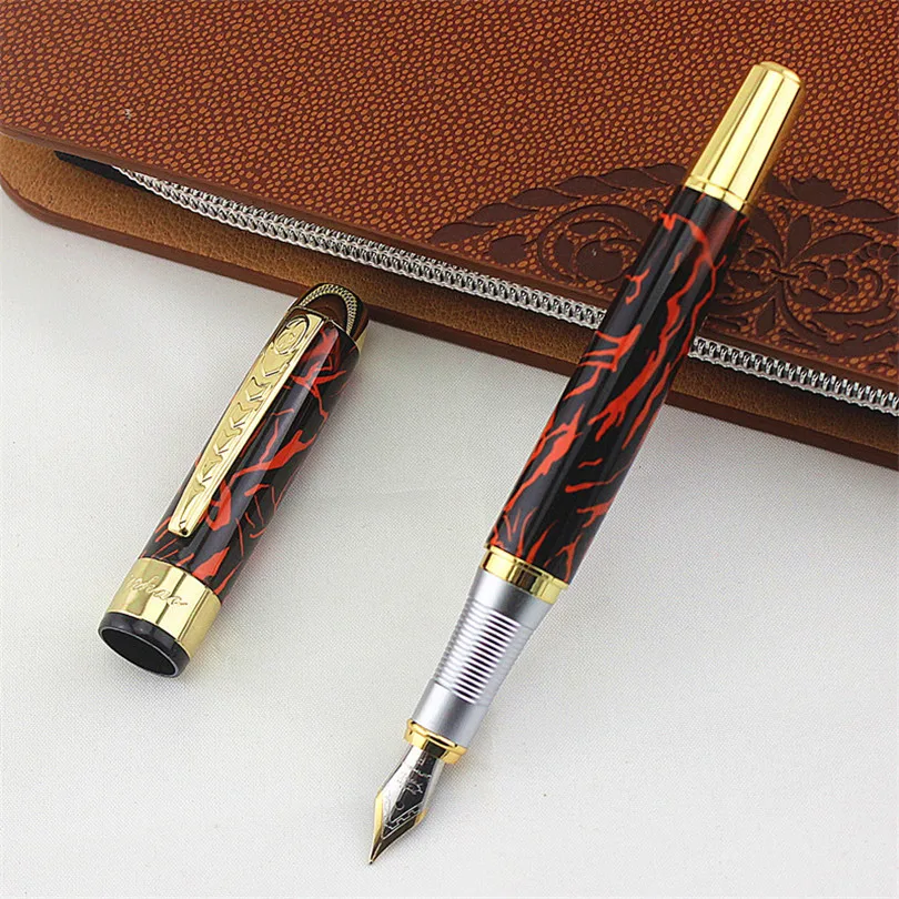 Металлическая чернильная ручка jinhao с наконечником 0 5 мм школьные и офисные