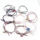 1 шт., простые эластичные резинки для волос с узлом LOVE Star для девочек, богемная повязка на голову, резинки, модные детские аксессуары для волос для женщин 2018