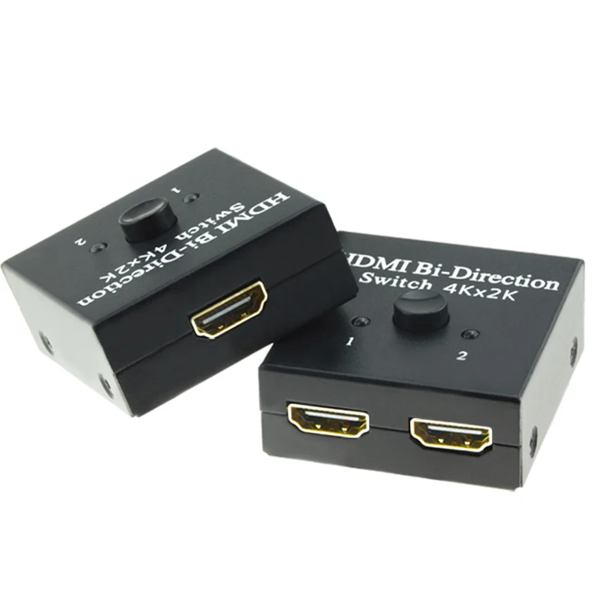 EMK HDMI коммутатор 2 порта двунаправленный ручной переключатель 2x1 1x2 сплиттер HDCP