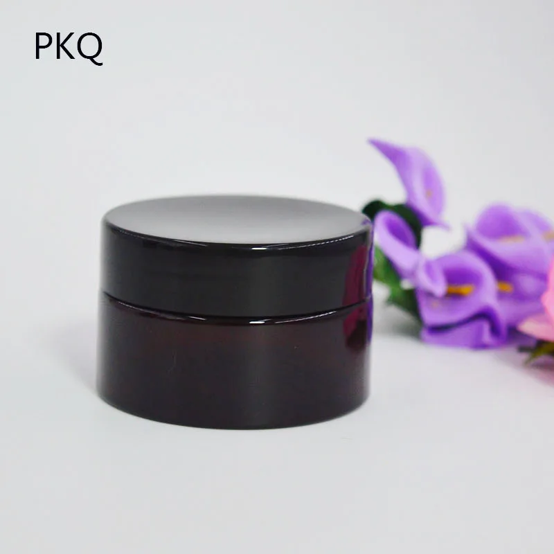 10 шт. 30 г 120 янтарные пластиковые банки для крема домашних животных косметическая