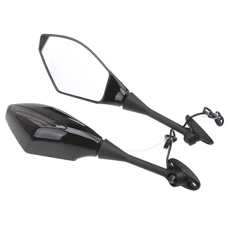 Боковые зеркала заднего вида w/светодиодный поворотники для Honda CBR600RR 2003 2004 2005 2006