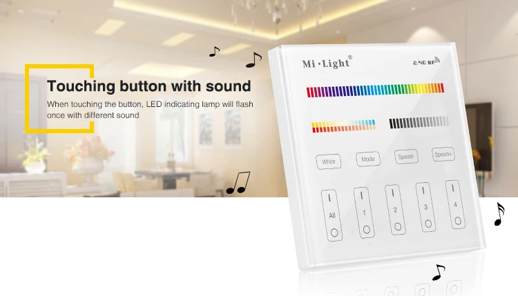 AC 220 V Mi Light T1 T2 T3 T4 панель контроллера 2,4G RF сенсорный экран настенный пульт дистанционного управления для DIM CCT RGB RGBW RGB+ CCT Светодиодный лампочки/полосы