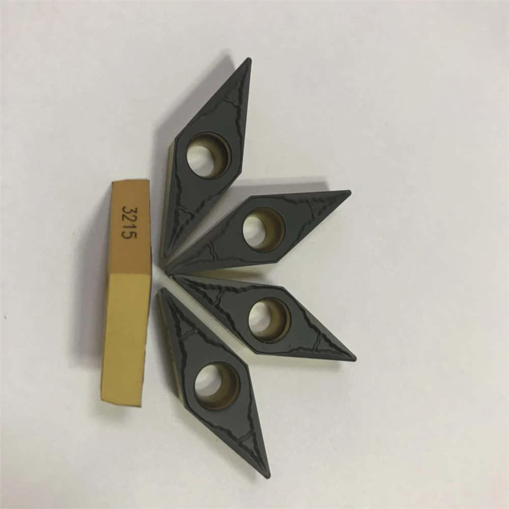 

YZ66 10pcs VBMT160404-KM3215 VBMT331-KM Carbide Inserts for Steel