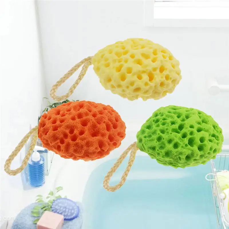 3 шт губка для ванны практичная сотообразная форма удобный шарик душа Очищающая