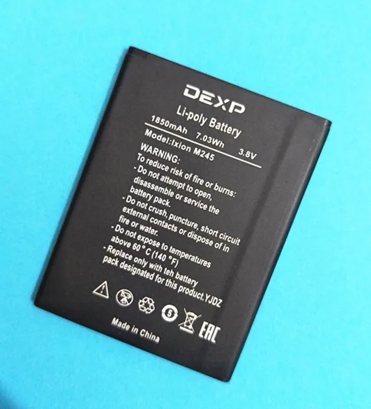 AZK Новая батарея для DEXP Ixion M245 аккумулятор BL 4D I 3 8 v 1850mAh батарея|Аккумуляторы