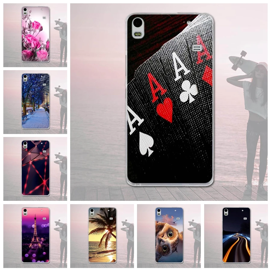 Роскошный мягкий ТПУ чехол для телефона с 3D рисунком задняя крышка Lenovo S8 чехлы