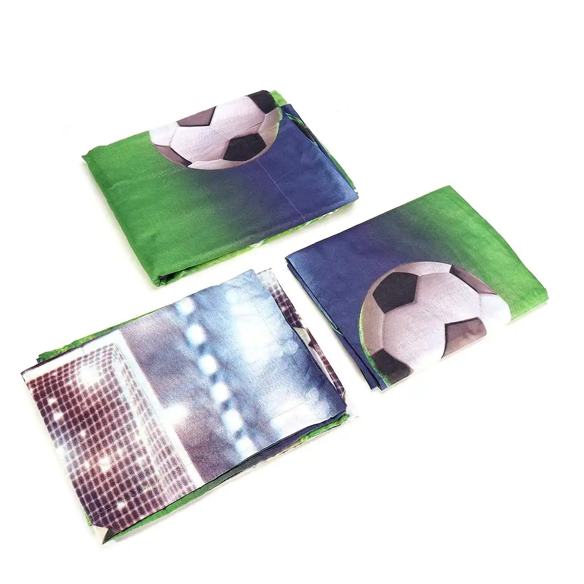 3 шт. постельное белье 3D постельное бельё футбол печатных одеяло подушки покрывало модное покрывало для футбольной игры