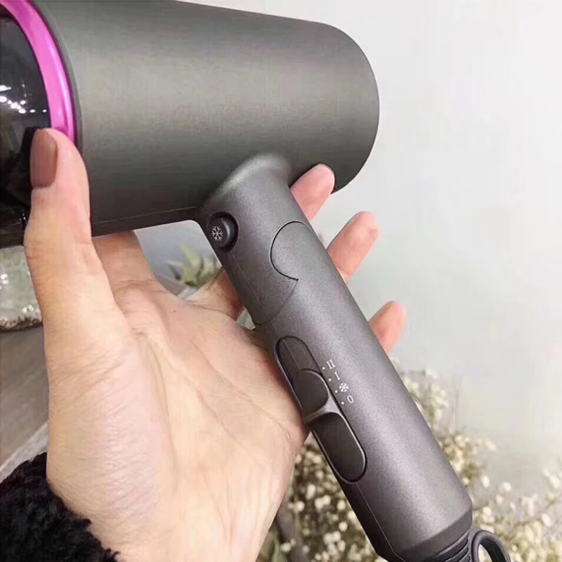 

Foldable Negative ion hair dryer professional 3mode blow dryer Aluminum alloy powerful electric hair dryer