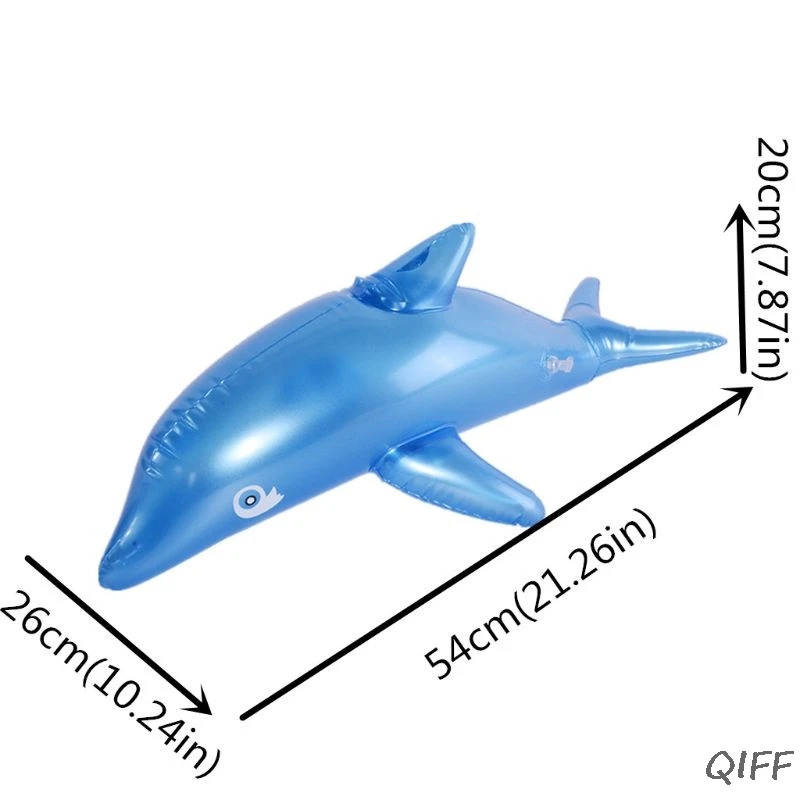 Inflatable Dolphins Bath Beach Pool Toy Kids Baby Toy