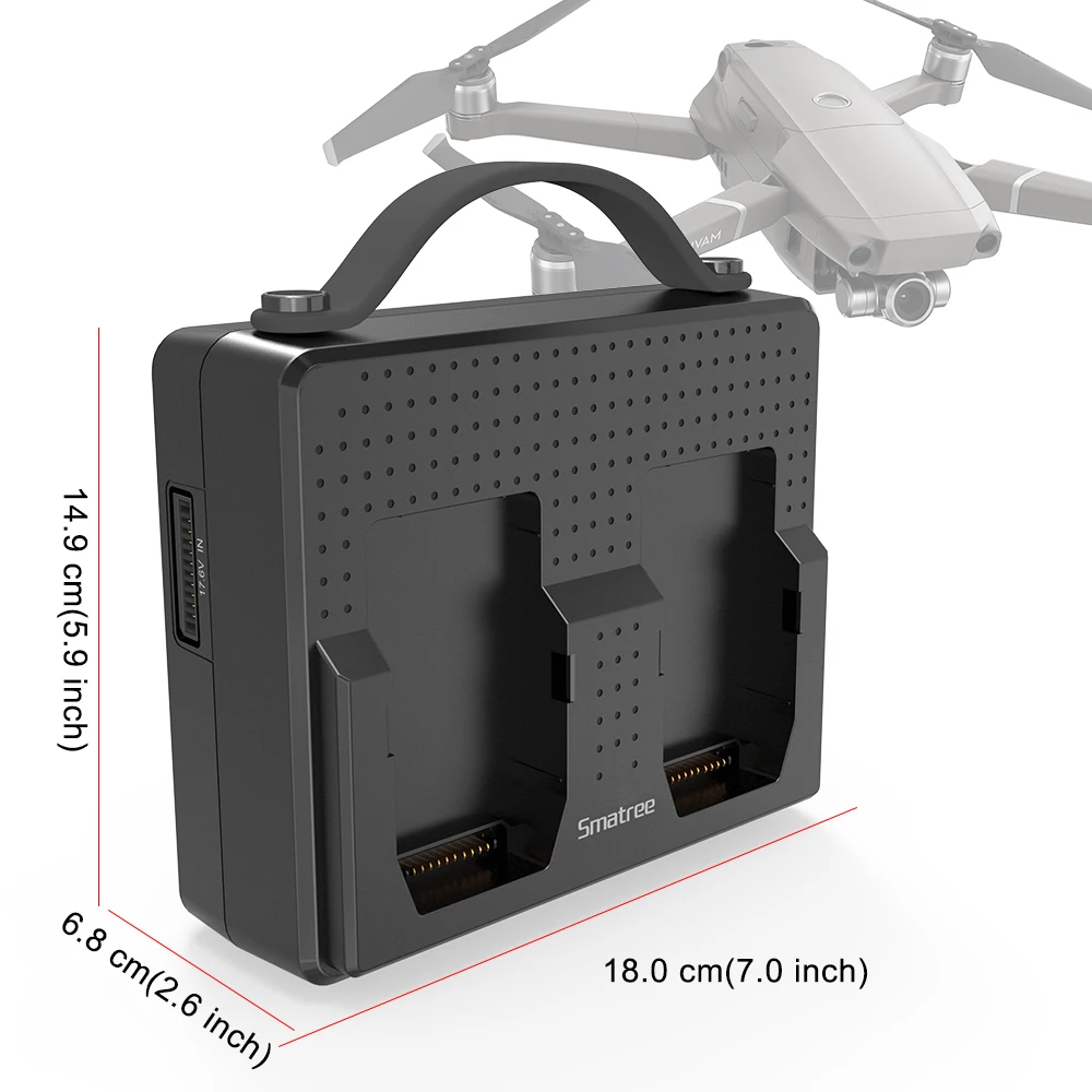 Портативная зарядная станция Smatree совместима с аккумуляторами DJI Mavic 2 Pro|Цифровые