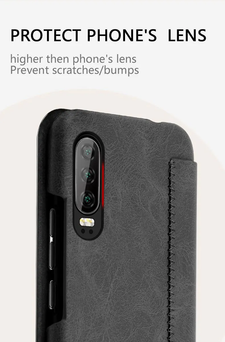 Чехол P30 Pro для huawei P30, чехол P30 Lite, откидная крышка из искусственной кожи, полное покрытие, кошелек, гладкий, на ощупь, для huawei P30 Pro, чехол