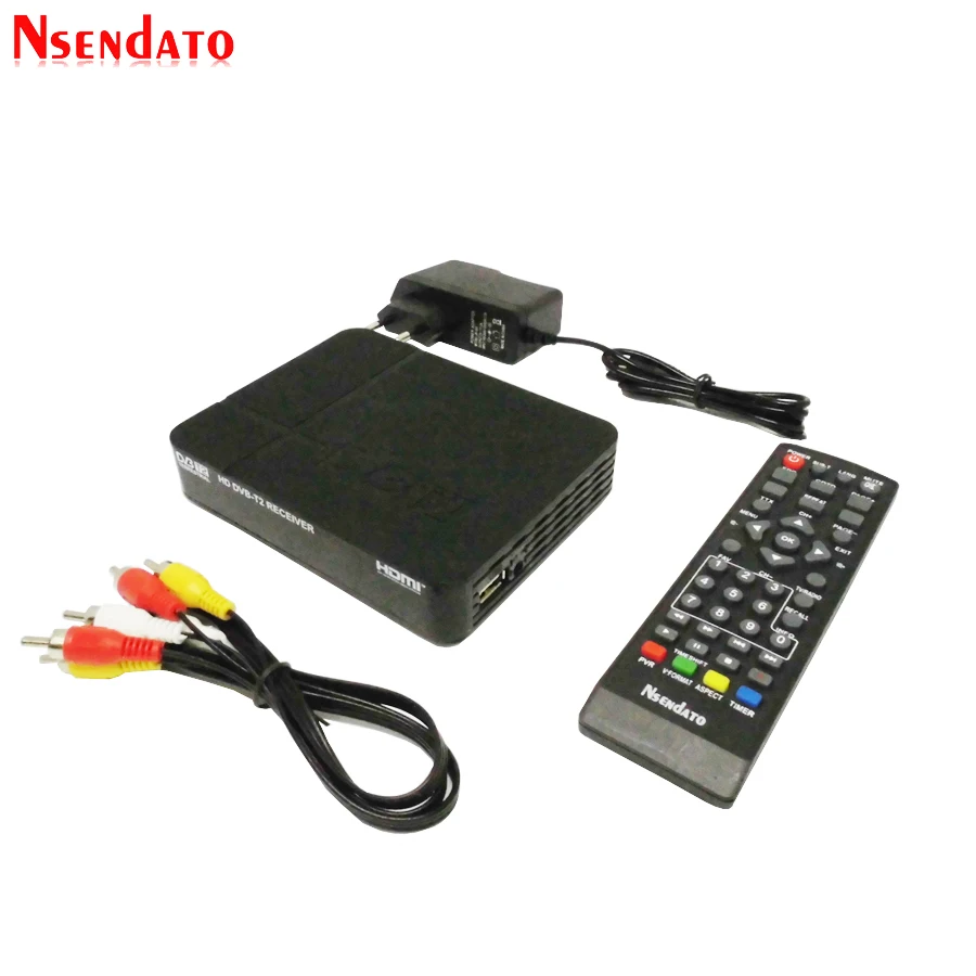 Цифровой наземный декодер DVB T2 DVBT2 ТВ приемник телеприставка DVB-T2 RF антенна HDMI кабель для Европы/России/Таиланда