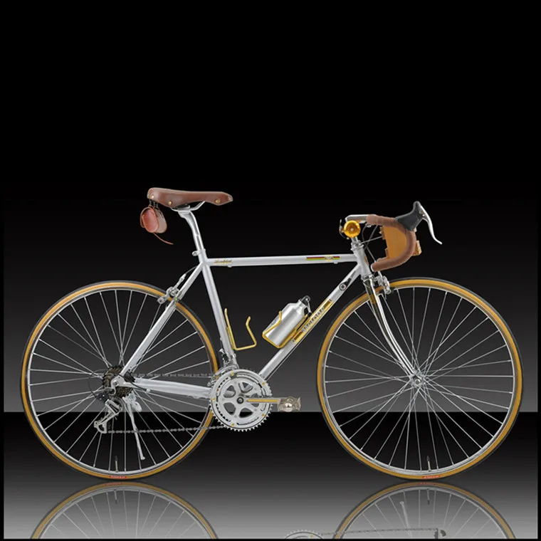 Дорожный Велосипед fixie bike 700C Винтажный велосипед с фиксированной передачей 14 скоростей Дорожный велосипед