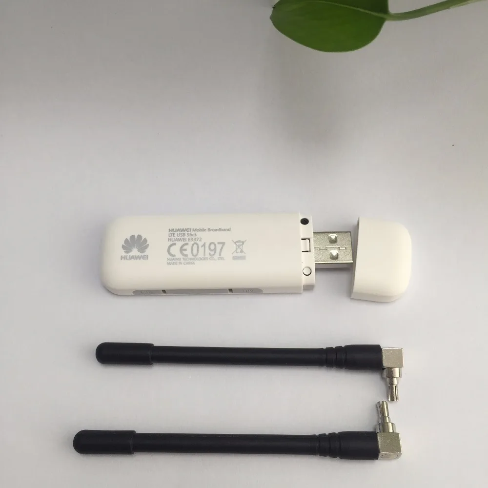 Разблокированный Huawei E3372 пара антенн 150 Мбит/с модем 4G LTE USB E3372h-607 2100 1800 2600 900 полоса