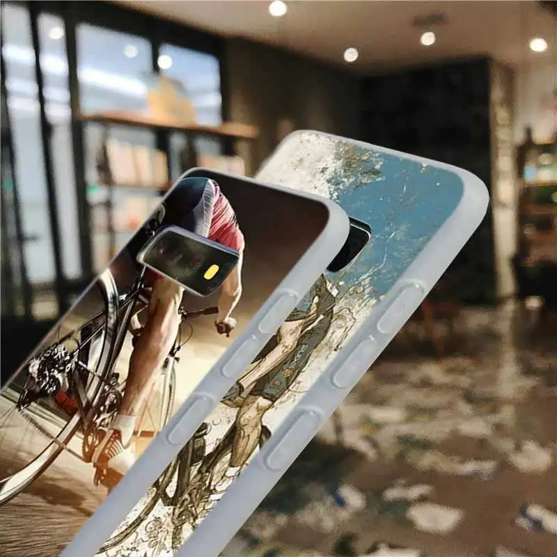 Мягкий чехол для Samsung Galaxy S21 S20 S11 S10 S9 S8 Plus S7 Edge S10e Ultra BIKE Велоспорт|Бамперы| |