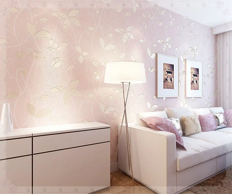2014 Modern European non woven 3D wallpaper bedroom TV background the living room modern papel de parede new | Обустройство дома