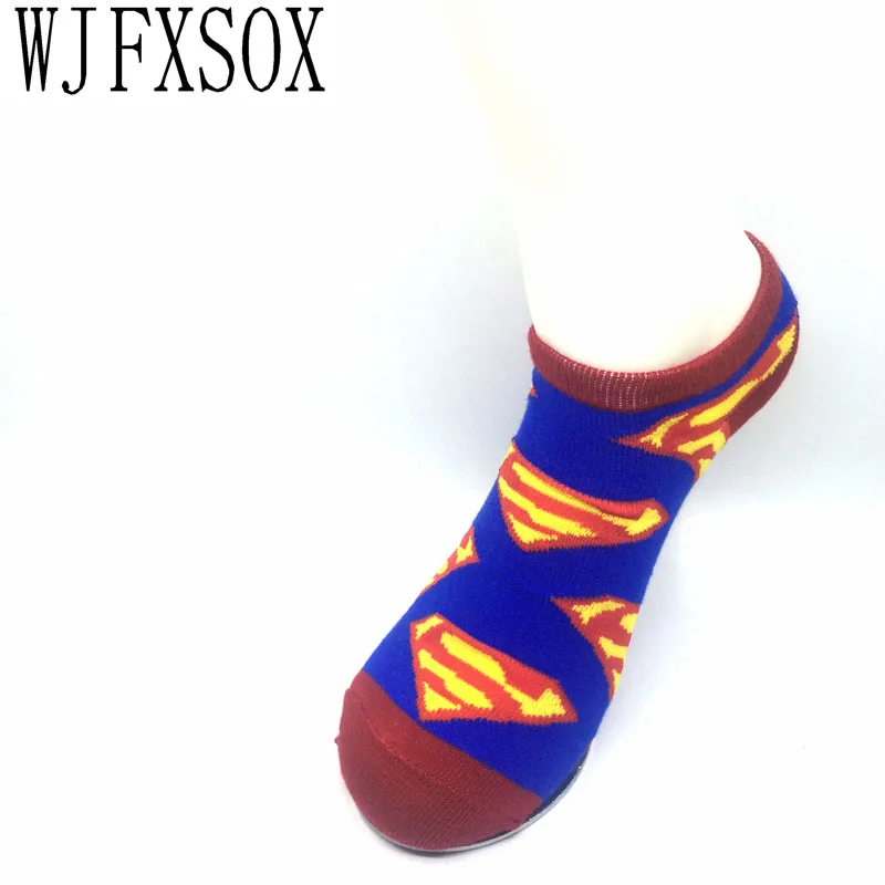 WJFXSOX 1 пара DC улиц Харадзюку Супермен Бэтмен носки для мужчин и женщин прилив