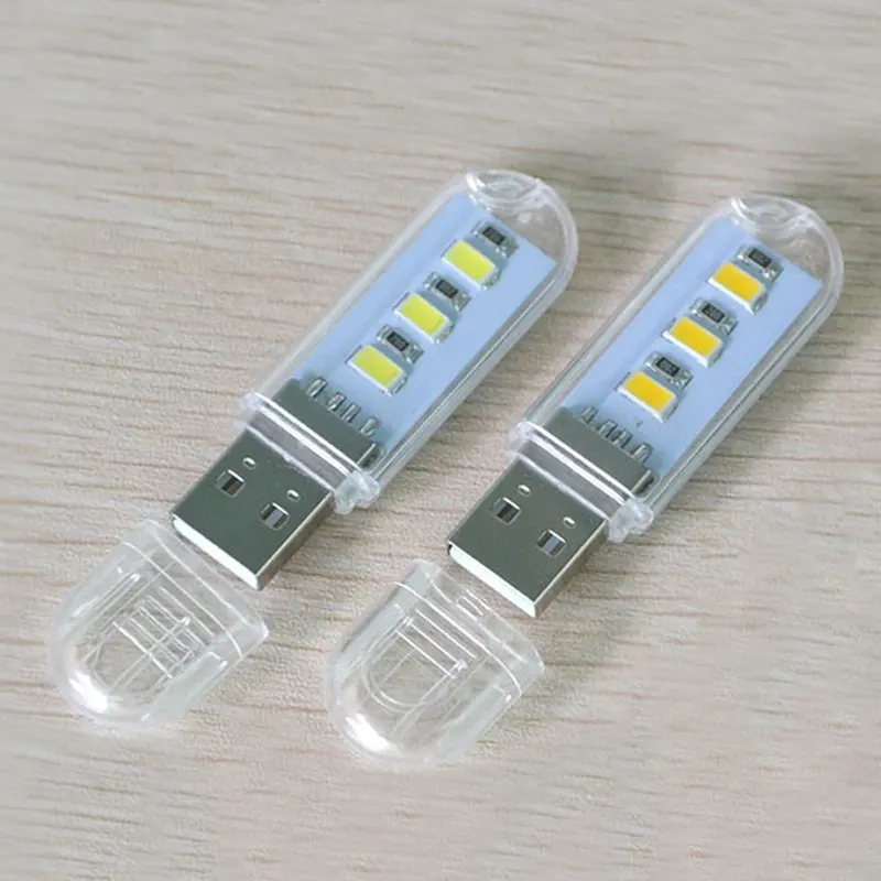 Светодиодная Ночная лампа Foxanon миниатюрный светильник с питанием от USB для чтения