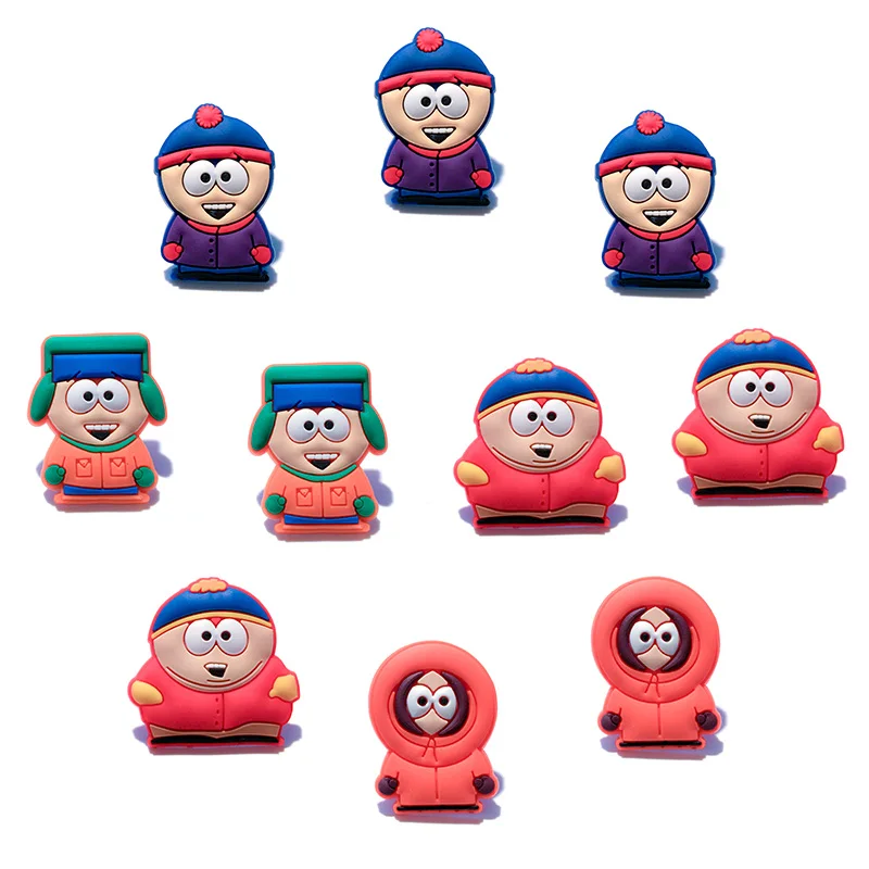 100 шт Мстители/Бэтмен/Супер Марио/Улица Сезам/Octonauts ПВХ обувь амулеты аксессуары подходят браслеты Croc JIBZ, детский подарок