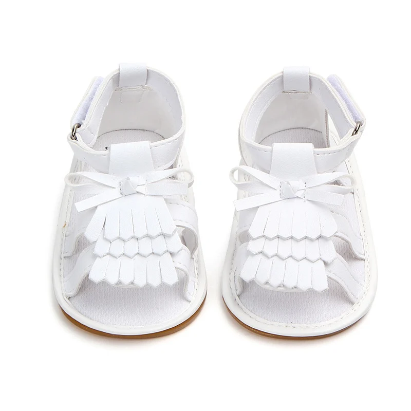 

Summer Baby Girl Shoes Newborn Baby Tassel Bow Fashion Infant Baby Girl Fringe First Walkers Y13