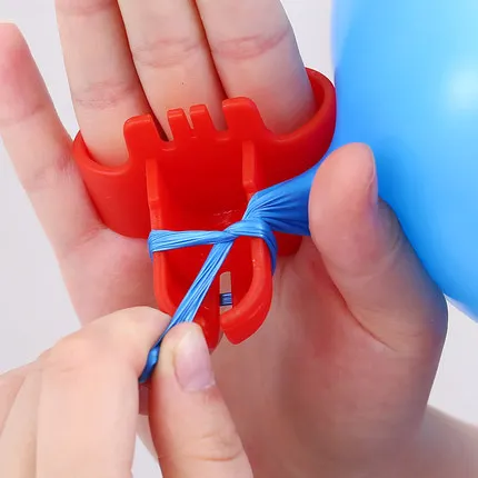 New 1pcs High quality Air Balloon knotter latex balloon fastener easily knot wedding party balloon accessories Color random
