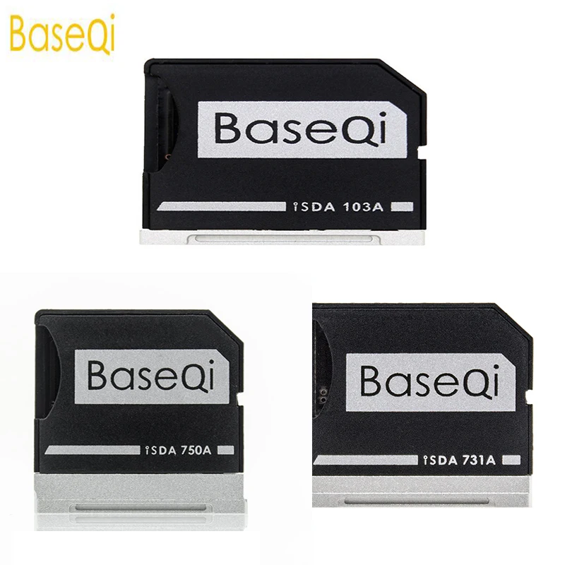Алюминиевое устройство для считывания карт памяти Micro SD/TF от BaseQi SD Dell XPS 13 дюймов и