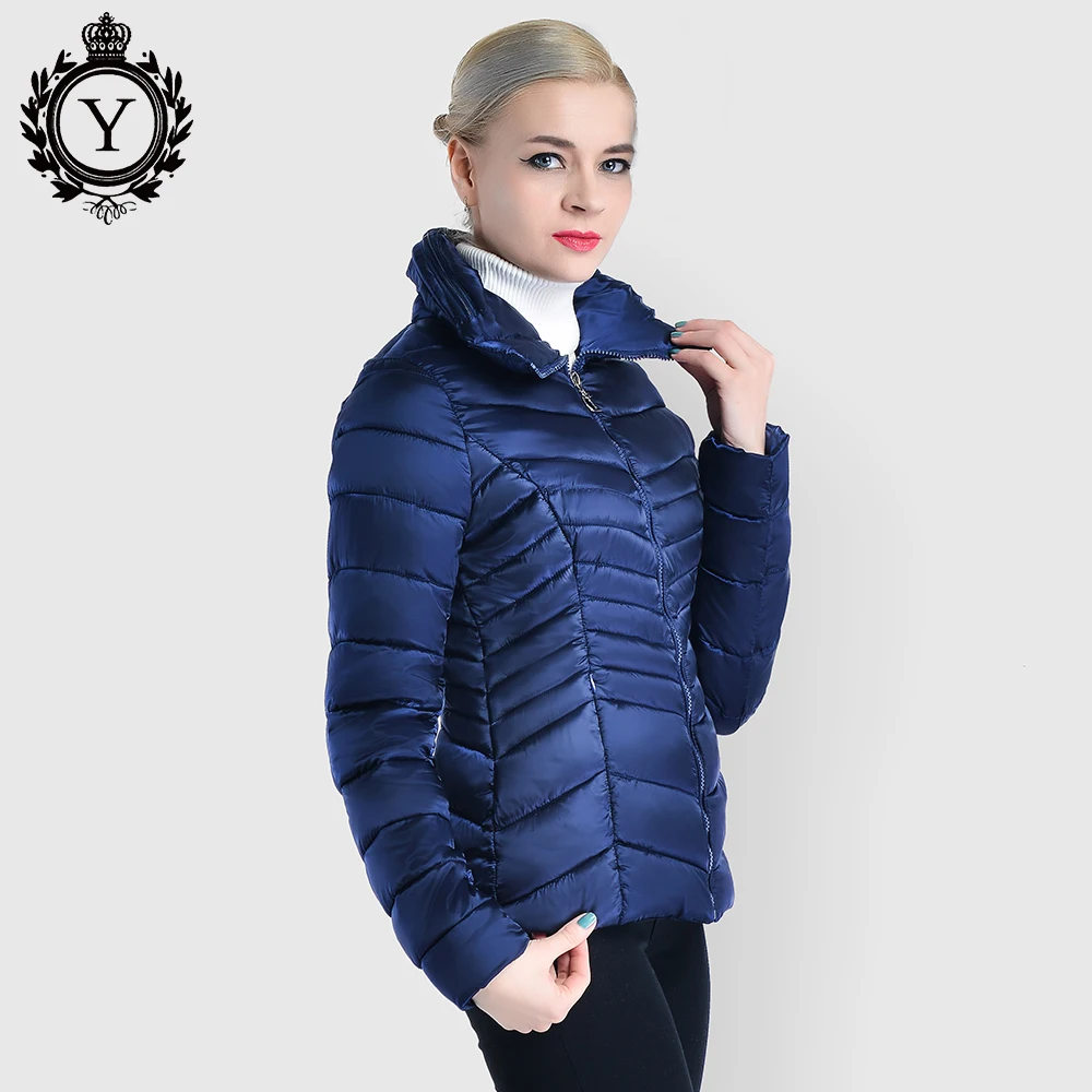 COUTUDI/оптовая продажа женской куртки зимняя одежда темно синие короткие женские