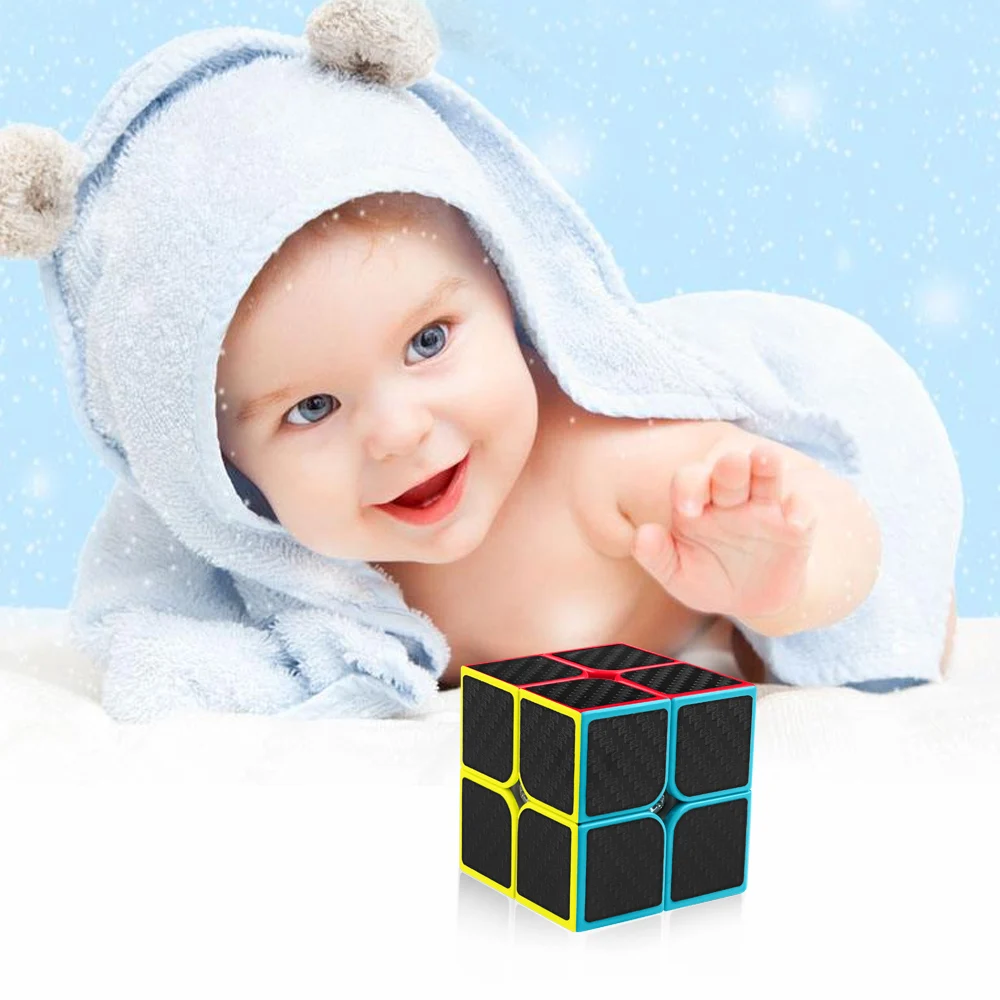 Набор скоростных кубиков D FantiX из углеродного волокна 2x2 3x3 волшебная фотография