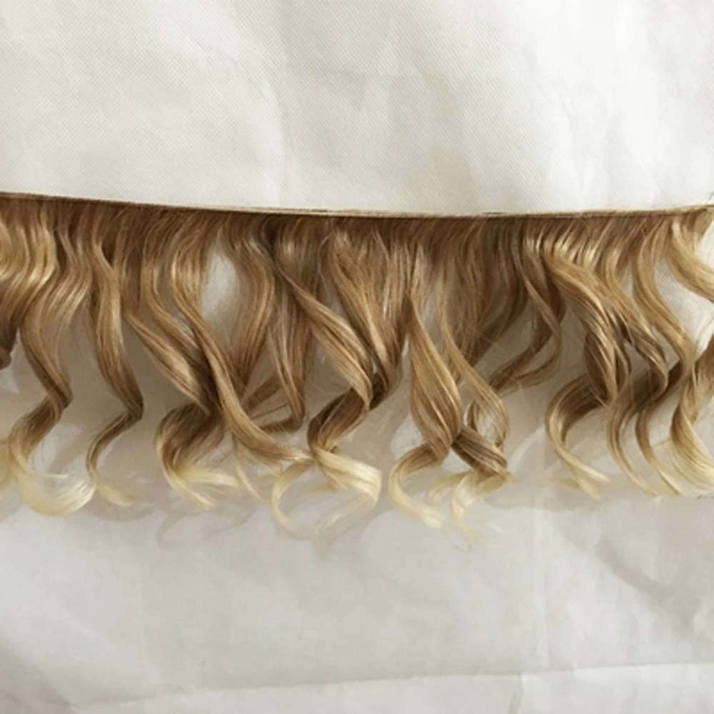 Новые DIY Мини трессы 20*100 см кукольный парик большая волна высокотемпературный материал парик для BJD аксессуары для кукол