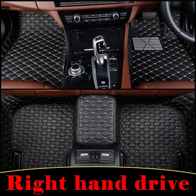 Правый руль автомобильные коврики подходят для Land Rover Discovery 3 4 5 Sport Freelander 2 Range Evoque