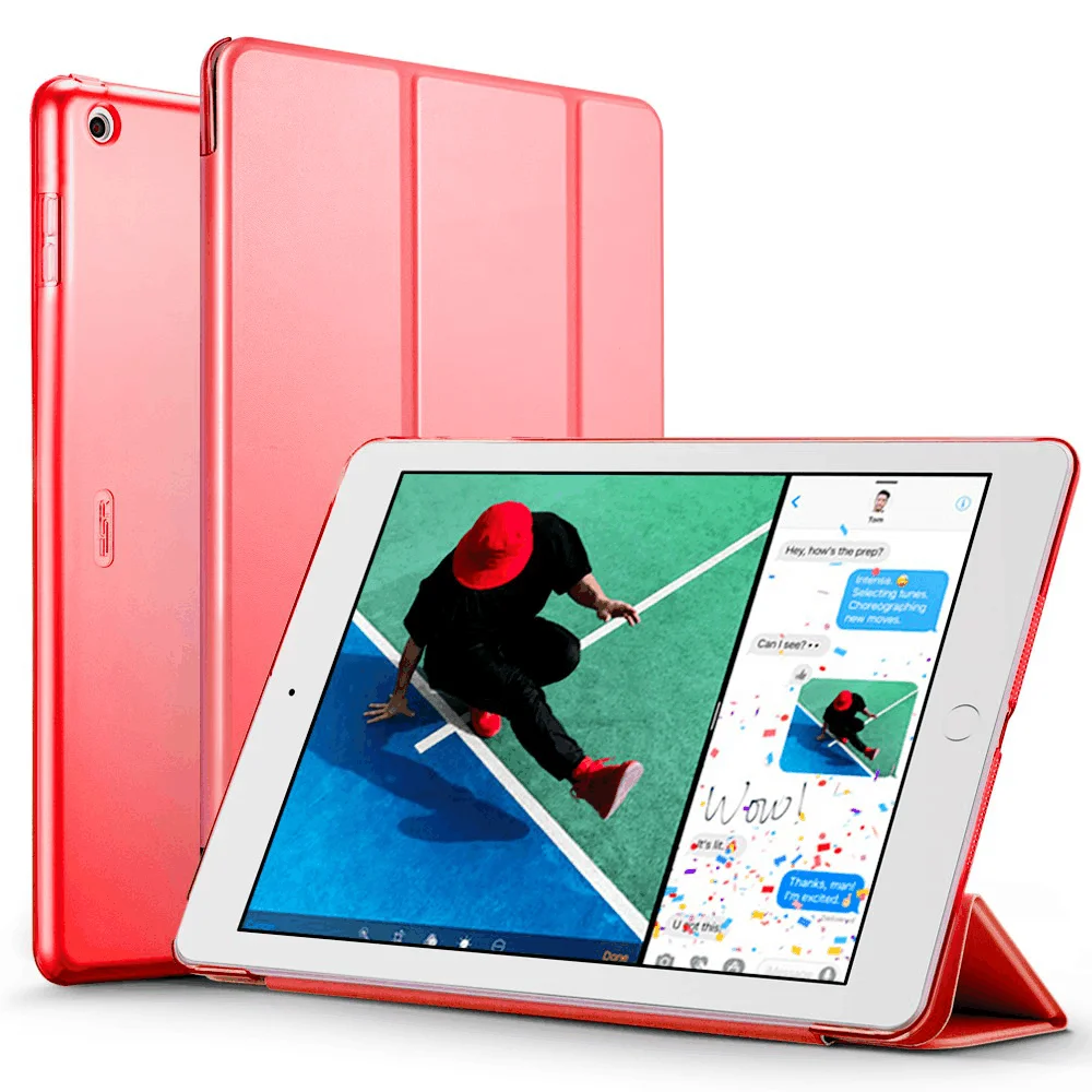 Чехол для iPad 9.7 дюймов, ESR ура Цвет искусственная кожа+ Ultra Slim Light Вес PC задняя крышка для iPad 9.7 Новинка года модель