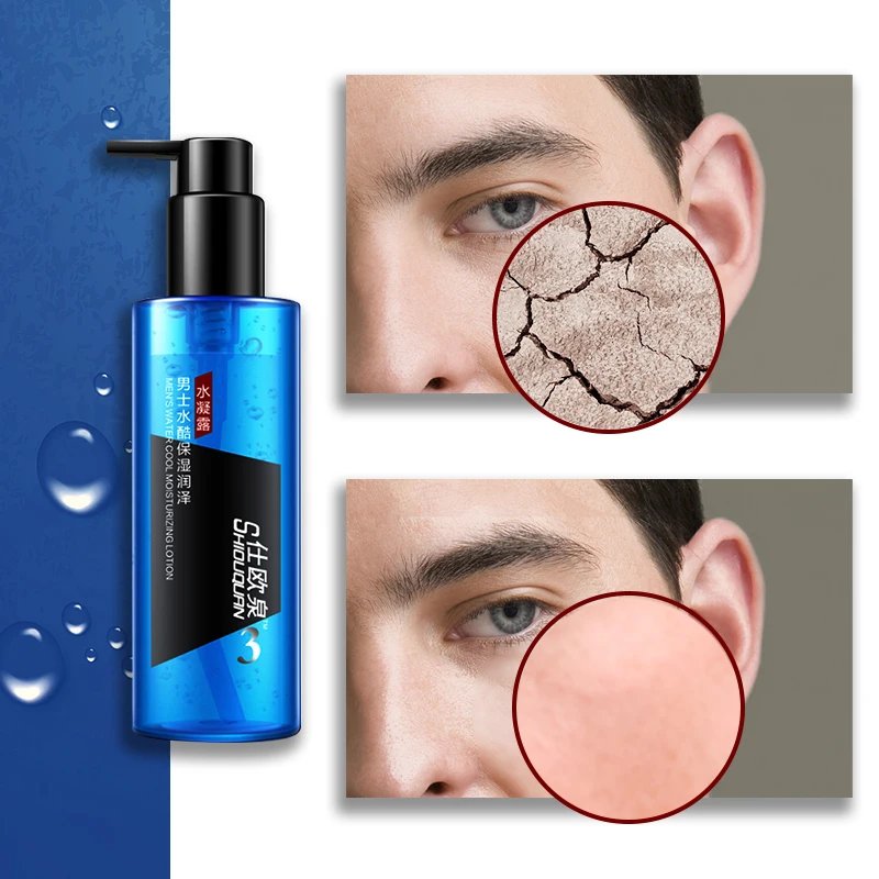 SHIOUQUAN Man Skin Care Face Moisturizing Hydrating Oil Control Refreshing Balancing Herbal Toner Facial Whitening gel |