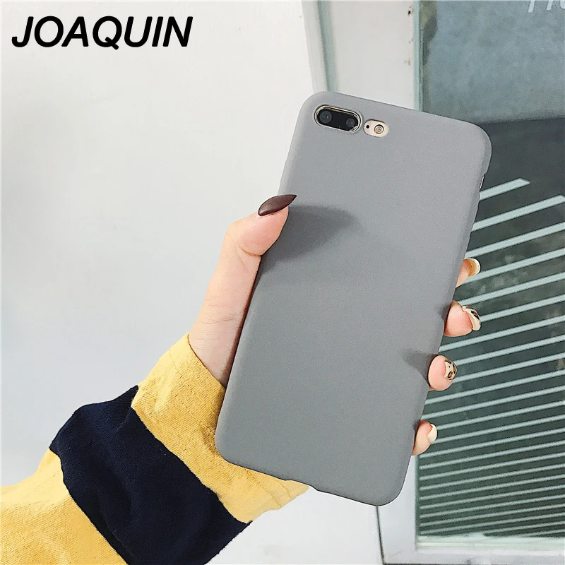 High quality Pure Gray Soft Phone Case for iphone 5 Popular Skin Ultra thin Back Covers SE 6 7 8Plus X XR XS MAX |