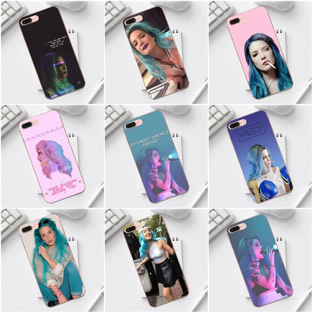 Qdowpz Halsey Ghost для iPhone 4 4S 5 5C SE 6 6S 7 8 Plus X XS Max XR Galaxy A3 A5 J1 J3 J5 J7 2017 TPU Cool Best|Бамперы| |